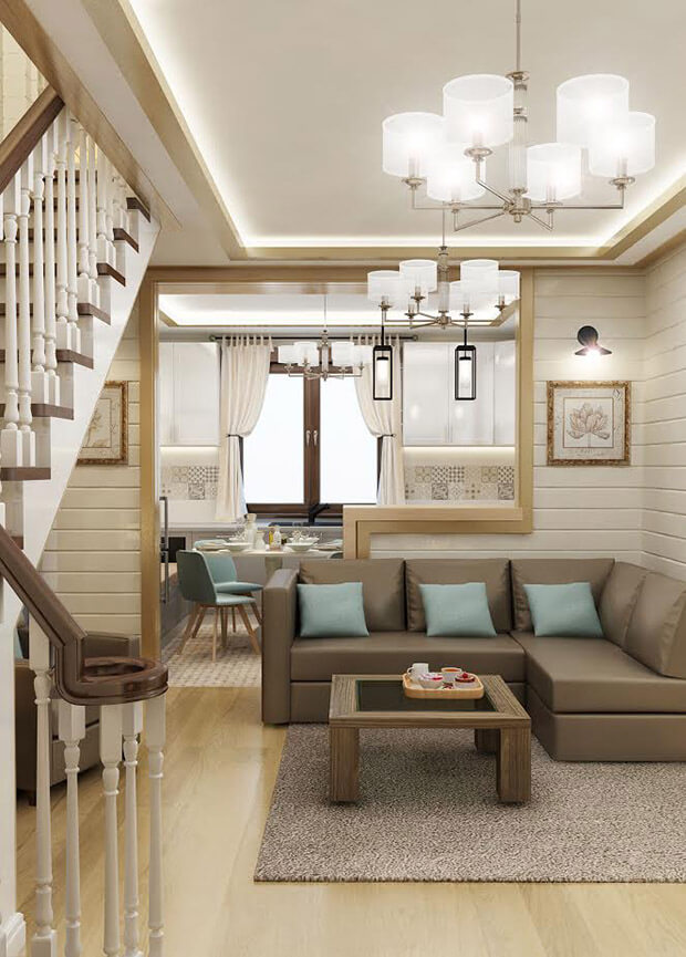 Дизайн интерьера от студии Village design в КП Ruza family park